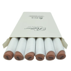 Скетч Маркер двосторонній "Raffine" /7800-6CB/ (R222)  Tan  (6)