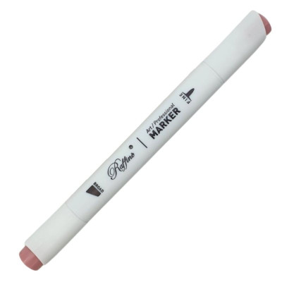 Скетч Маркер двосторонній "Raffine" /7800-6CB/ (R323)  Dull Red Purple  (6)