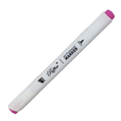 Скетч Маркер двосторонній "Raffine" /7800-6CB/ (R607)  Vivid Pink  (6)