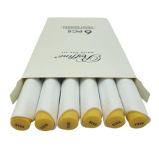 Скетч Маркер двосторонній "Raffine" /7800-6CB/ (Y315)  Melon Yellow  (6)