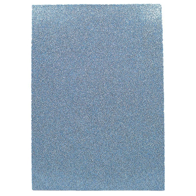 Флексика(фоаміран) "JO" /17GLA4-071/ EVA 1,7mm A4 GLITTER "Блакитний" 10шт/уп (1/96)