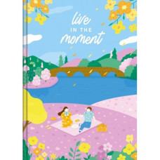 Блокнот А5/72арк "Рюкзачок" /ТП-1/ "LIVE  IN THE  MOMENT" # тв/лам. обкл., 60 г/м2, мікс (1/16)