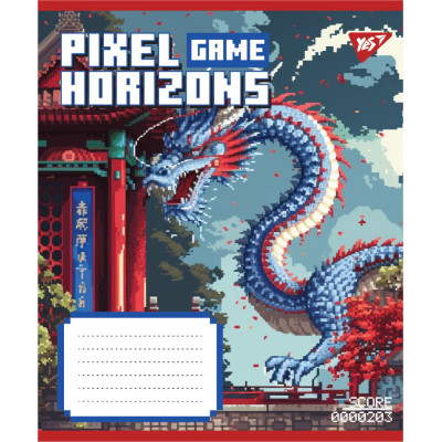 Зошит уч. "YES" 18арк.# /767777/ "Pixel game" (25/400)