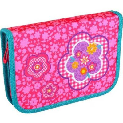 Пенал "TIGER" /NQ18-B06E/ 1 відд., 1 відв., б/н., Nature/ Quest,Spring time (girls) (1/24)