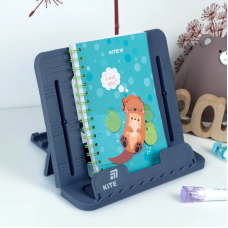 Підставка для книг "Kite" /K26-330-4/ пластикова, синій індиго (1/12)