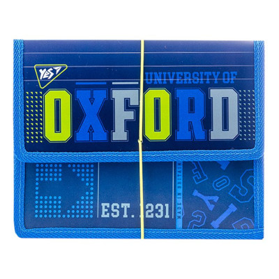 Папка для зошитів пл. на гумці В5 "Yes" /491801/ "Oxford" (1/24)