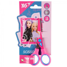 Ножиці "Yes" 13см /480438/ "Barbie"  з принтом на лезі (1/12/360)