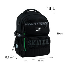 Набір "Kite" /SET_K26-1022M-2/  рюкзак + пенал + сумка для взуття 1022 Skater (1/6)