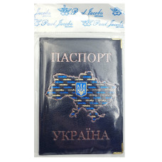 Обкладинка Паспорт "TASCOM" /131-Па/ "Карта" шкірзам (10)