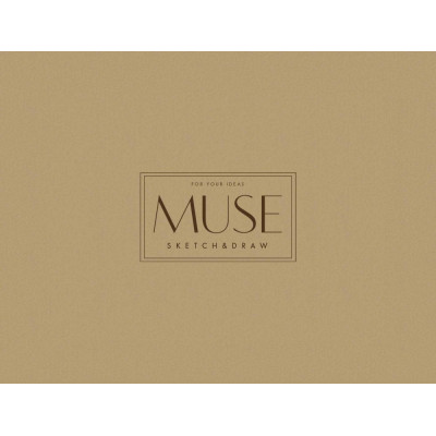 Скетчбук А4+/40арк. "MUSE" /PB-GB-040-063/ 115г/м2 склейка картон (1/44 )
