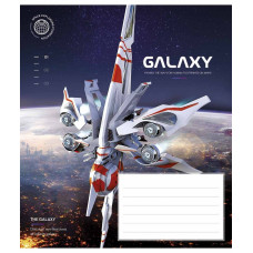Зошит уч. "Школярик" 18арк.# /3385K/ "Galaxy life" ВД-лак (хлопчик) (25/250)