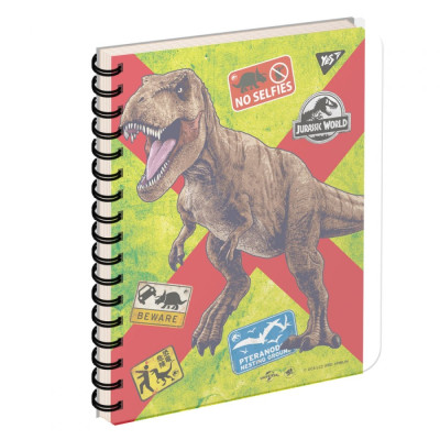 Блокнот "YES" А5/144  4в1 /681872/ "Jurassic World. Dino tracker", пластик обкл., з розділ. (3/30)