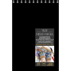 Альбом для змішаних технік малювання "MUSE" A5/25арк./PB-SC-025-345/ спіраль,310 г/м2 (4)