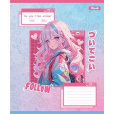 Зошит уч. "1B" 12арк.# /768119/ "Follow Anime" (25/500)