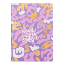 Щоденник "YES" А5 недат. "Good vibes" /252051/ м'який, 432 стор., pattern (1/24)