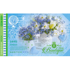 Скетчбук 197х124/36арк. "Bourgeois" Чисті, мат.лам. ТВ. Обкл. диз.21515 '(1/10)