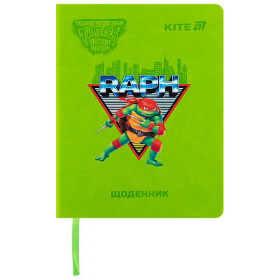 Щоденник шкільний "Kite" /NT25-264/ тверда обкл. PU, TMNT Mutant Mayhem (1/18)