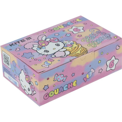 Гуаш "Kite" 6 кол. 20 мл /HK23-062/ "Hello Kitty" (1/24)