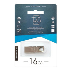 Флеш пам'ять "T&G" 16GB металева серія 117 срібло