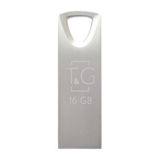 Флеш пам'ять "T&G" 16GB металева серія 117 срібло