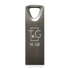 Флеш пам'ять "T&G" 16GB металева серія 117 чорна