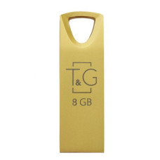 Флеш пам'ять "T&G" 8GB металева серія 117 золото