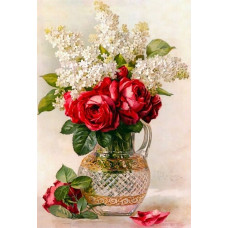 Алмазна мозаїка "Go to art" /178801/ "Ніжність та пристрасть" 20*30см на підрамнику