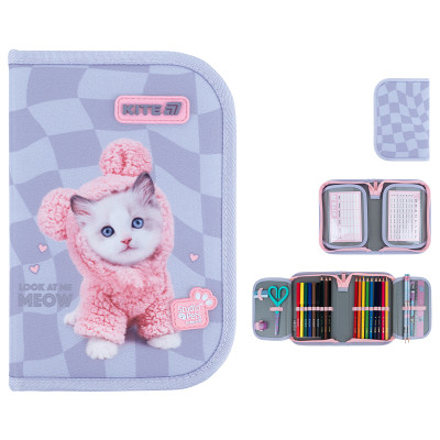 Пенал "Kite" /SP26-622H/ 1 від., 2 відв., з наповненням 622H Studio Pets (1/42)
