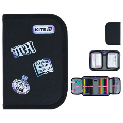 Пенал "Kite" /MH26-622H/ 1 від., 2 відв., з наповненням 622H Monster High (1/42)