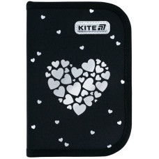 Пенал "Kite" /K26-622H-5/ 1 від., 2 відв., з наповненням 622H Black&Silver (1/42)