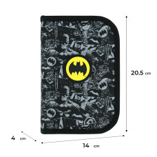 Пенал "Kite" /DC26-622H/ 1 від., 2 відв., з наповненням 622H DC Batman (1/42)