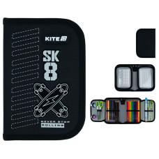 Пенал "Kite" /K26-622H-4/ 1 від., 2 відв., з наповненням 622H Skate (1/42) Пенал "Kite" /K26-622H-4/ 1 від., 2 відв., з наповненням 622H Skate (1/42)