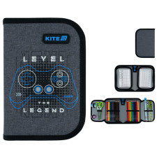 Пенал "Kite" /K26-622H-6/ 1 від., 2 відв., з наповненням 622H Level UP (1/42) Пенал "Kite" /K26-622H-6/ 1 від., 2 відв., з наповненням 622H Level UP (1/42)