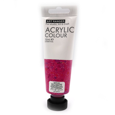 АКРИЛ "Art rangers" /GFP120/ Glitter Pink 75мл, пл. туба (1/6)