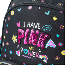 Рюкзак каркасний "GoPack" /GO24-597M-2/ Education 597M-2 Pink Power (66840) (1/8)