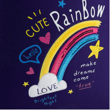 Рюкзак напівкаркасний "GoPack" /GO24-165M-1/ Education 165M-1 Cute Rainbow (66814) (1/6)