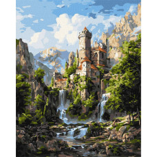Картина за номерами "Ідейка" /KHO6433/ "Таємниці скель" 40*50см
