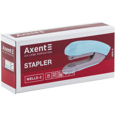 Степлер №24/6, 20 арк. "Axent" /4820-09-A/ Welle-2 пласт., Pastelini, неом'ятний (1/12/96)