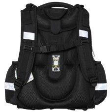 Ранець-рюкзак "CLASS" /2419C/ SchoolCase 2 відд., 39х28х21см, "Black car" (1/4)