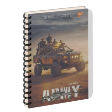 Зошит "YES" А4/144  4в1 /681944/ "Army Ukraine", пластик обкл., з розділ. (3/33)