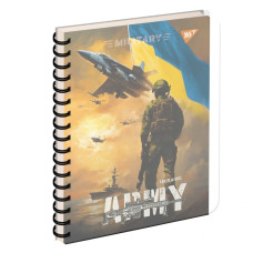 Блокнот "YES" А5/144  4в1 /681959/ "Army Ukraine", пластик обкл., з розділ. (3/30)