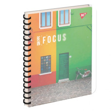 Блокнот "YES" А5/144  4в1 /681954/ "Be in focus", пластик обкл., з розділ. (3/30)