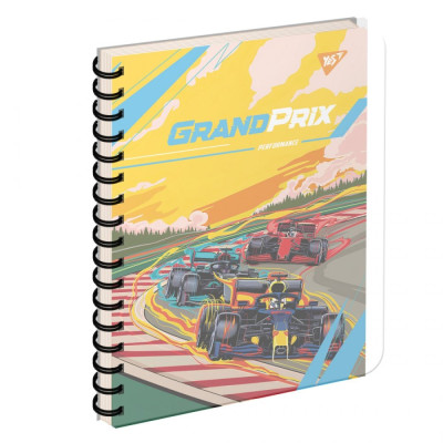 Блокнот "YES" А5/144  4в1 /681961/ "Grand prix", пластик обкл., з розділ. (3/30)