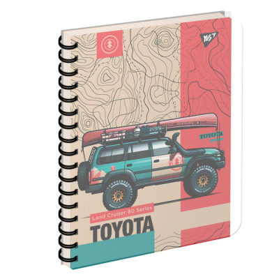 Блокнот "YES" А5/144  4в1 /681957/ "Off road vehicle", пластик обкл., з розділ. (3/30)