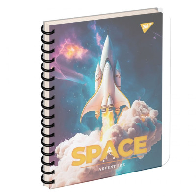 Блокнот "YES" А5/144  4в1 /681955/ "Space adventure", пластик обкл., з розділ. (3/30)