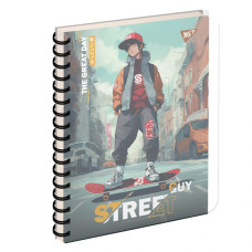 Блокнот "YES" А5/144  4в1 /681960/ "Street guy", пластик обкл., з розділ. (3/30)