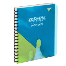 Блокнот "YES" А5/144  4в1 /681966/ "Ukraine at every moment", пластик обкл., з розділ. (3/30)