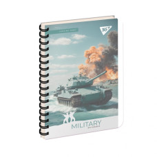 Блокнот "YES" В6/144  4в1 /681981/ "Military", пластик обкл., з розділ. (3/30)