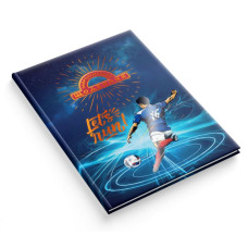Щоденник шкільний "Найрозумніший" 2025 тв.обкл. /1В3310/ СЕНДВІЧ "Football" 170х240 мм, мат лам-виб УФ-лак+тис (1/20)