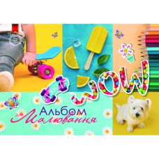 Альбом для малювання А4/30 арк. "Рюкзачок" /А-25/ "OOOPS" на спіралі, УФ-лак, 160г/м2, мікс (1/12)